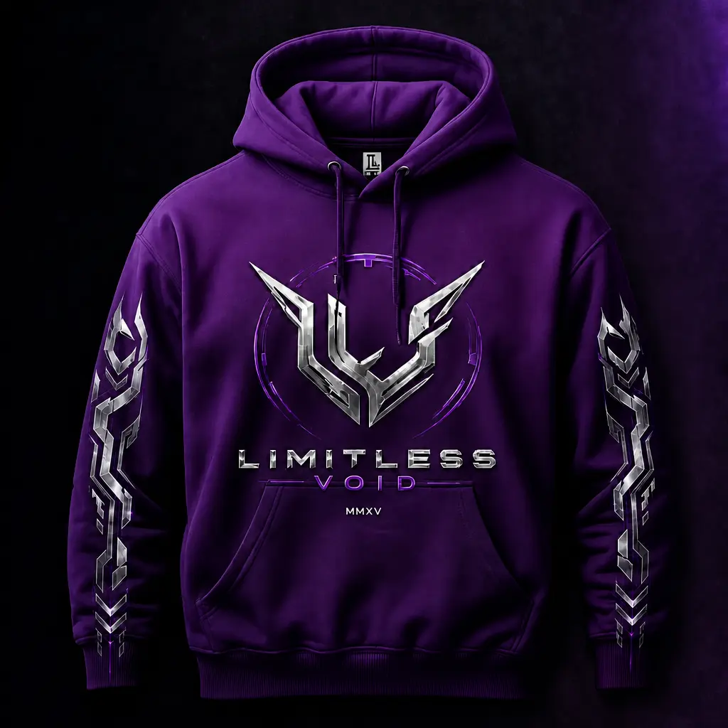 Purple Void Tech hoodie