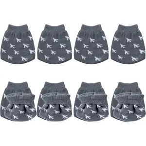 8 count Luggage Wheels Cover Socks, Suitcase Wheel Protector Covers Full Suitcases Wrap Fabric Protector Sock Universal Wheel Sleeves Case for Suitcase Prevents Floor Bed Dirt