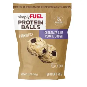 simplyFUEL Chocolate Chip Cookie Dough Protein Balls, 12 oz.