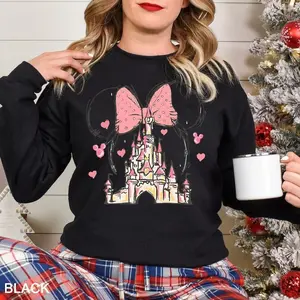 Castle Minnie Sweatshirt, Magic Kingdom Sweatshirt, Magic World Girls Shirt, Magical Castle Minnie Shirt, Magic Land Trip Tee