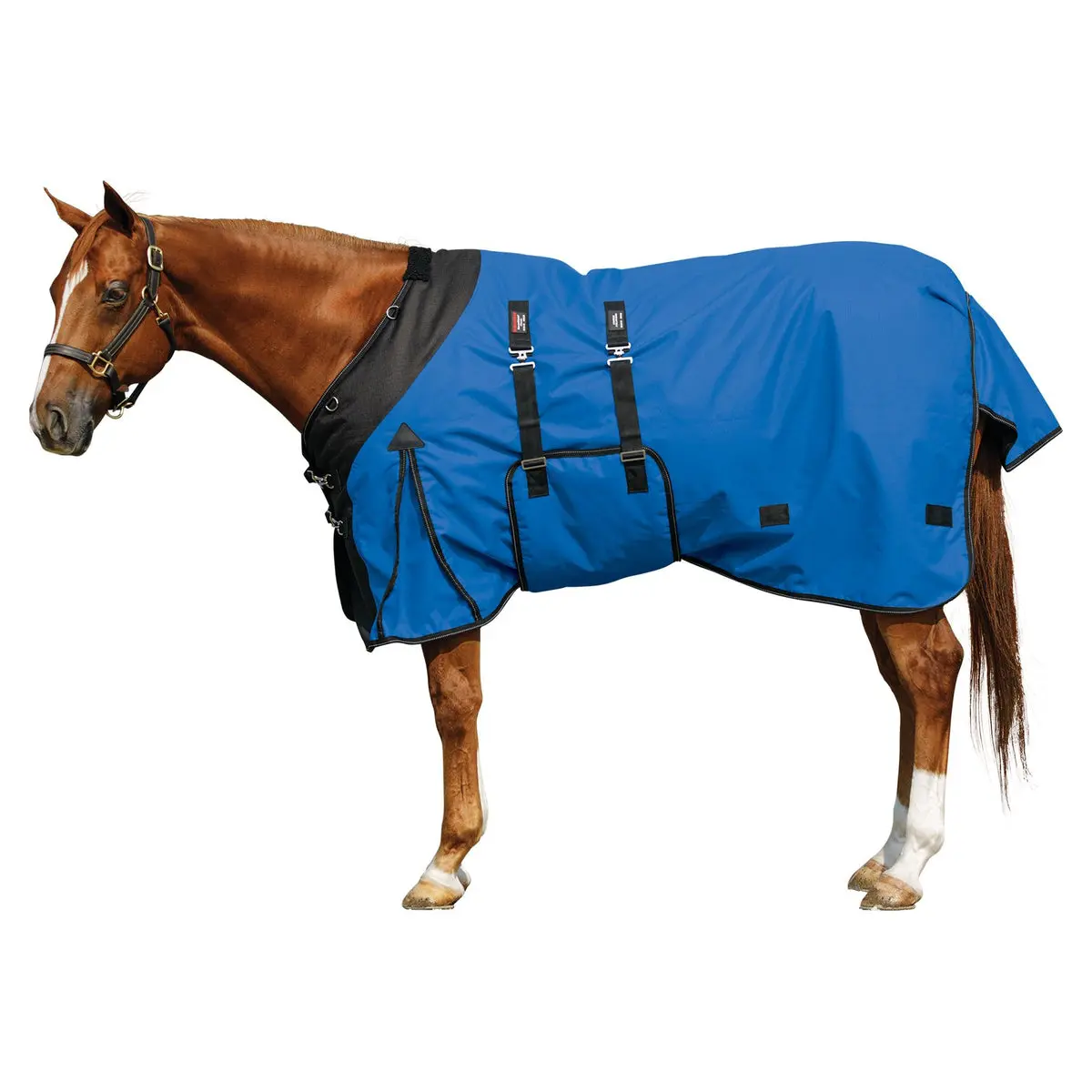 Classic 1200D Ripstop Equestrian Horse Turnout Sheet - Waterproof Winter Outercover with Contour Collar, Bellyband, Extended Tail, Barn-Ready Durability, Horse Supplies