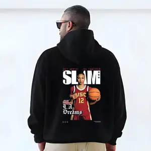 Juju Watkins Cover Hoodie Lover Basketball Pullover Stylish Medium Size SLAM L.A Dreams Design