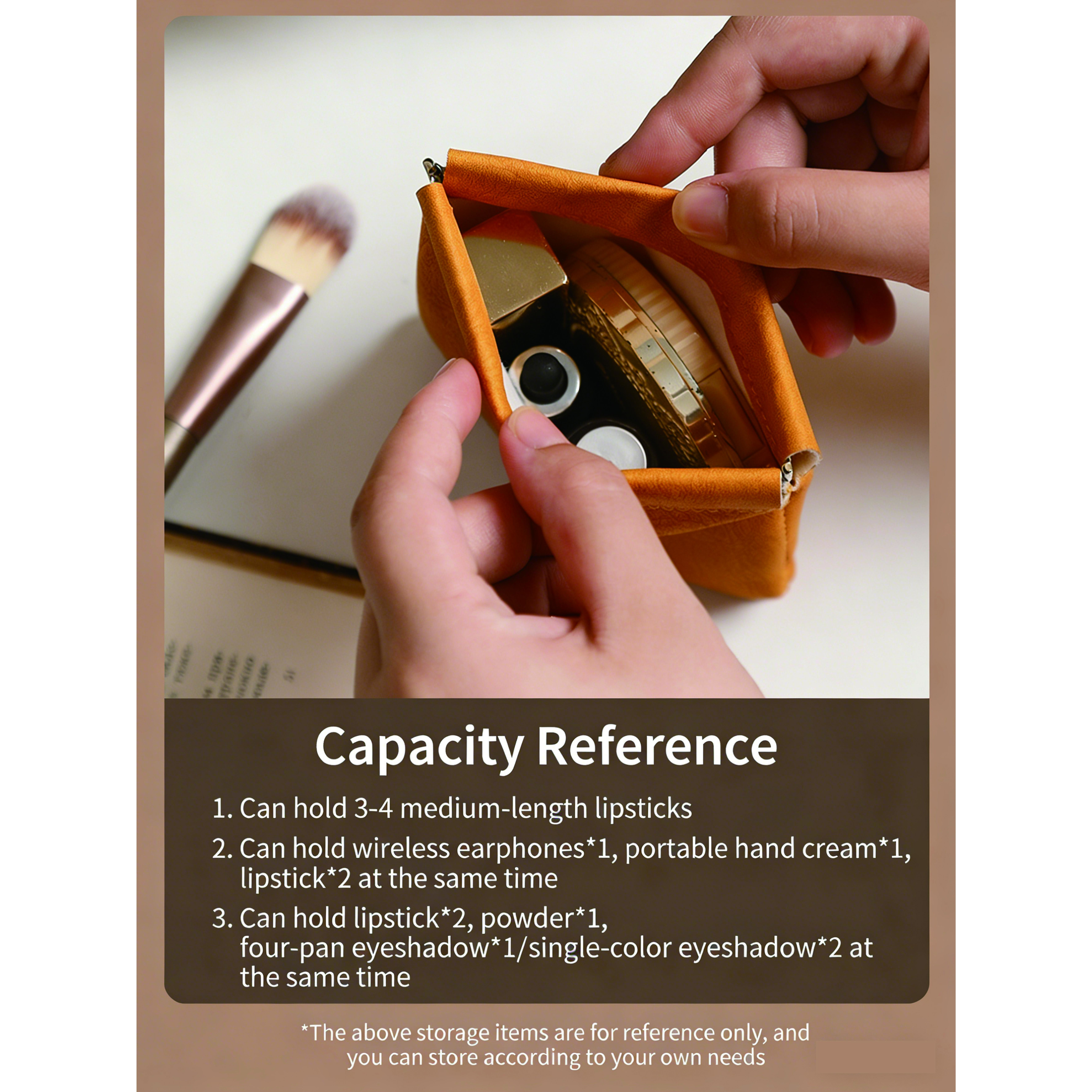 Automatic Closure Portable Organizer Bag For Data Cables, Earphones, Chargers & Cosmetics