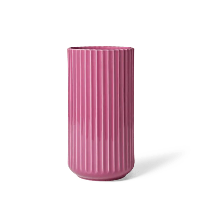 Lyngby Porcelæn Vase, Purple, H: 8.1"