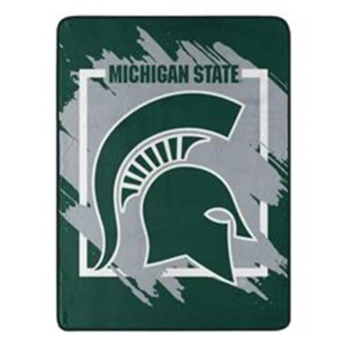 212 MAIN Michigan State Spartans Micro Raschel Blanket - 46x60 in., Dimensional Unique Pattern, Rolled Edge Decorative Gift Soft Cozy Blanket Throw, Decorative Blankets, Gift Blanket
