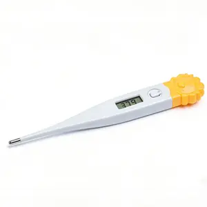 Digital Thermometer – Medical Oral Thermometer with Rigid Tip, Water Resistance, Fever Line Indicator, for Adults & Kids (Oral, Rectal, Underarm Use)