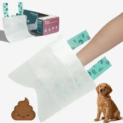 Kawiwi Double-Layer Dog Poop Bags with Paper Towels, Value Pack, Erasable 50 Bags Strong Waste Bag for Dogs, Eco-Friendly Pet Waste Bags for Walking,Travel,Home,Guaranteed Leak-Proof