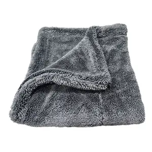 The Beast Ultra Mini | MicroFiber Edgeless Drying Towel  1300gsm Gray | 18" x 16"