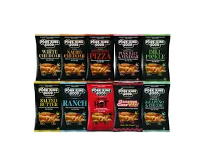 The Pig Pen Variety Pack of 1.75 oz Pork Rinds (10 Bags!)