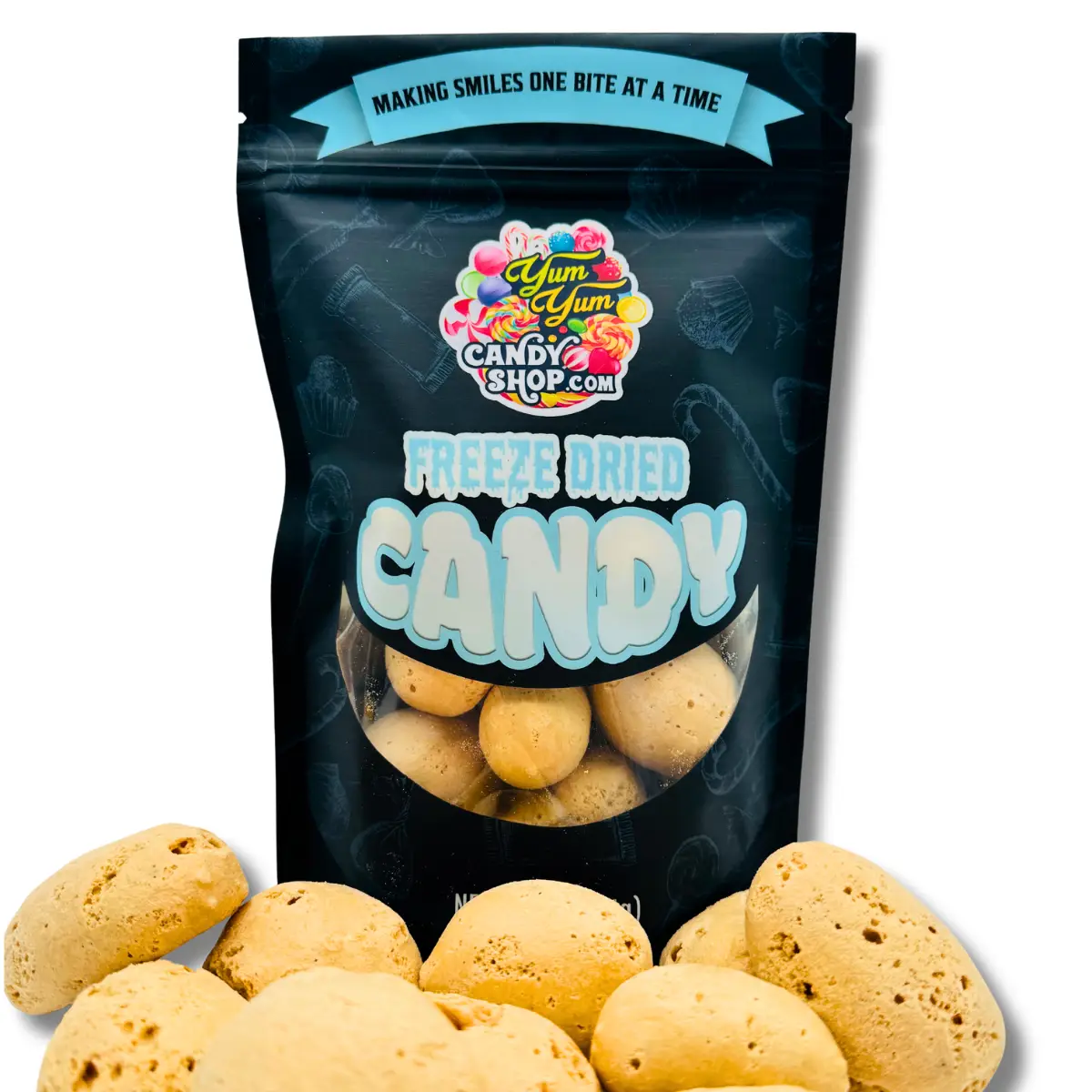 Freeze Dried Honey Almond Bits Freeze Dried Candy Snack Light Airy Clouds Sweet Crunchy Gluten Free