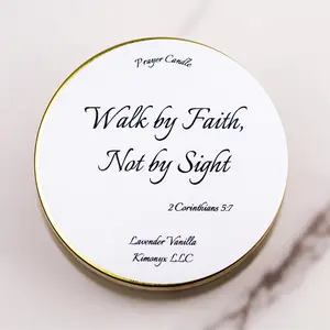 Scented Prayer Candle | Bible Verses | Coconut-Apricot Candle | Altar, Rituals