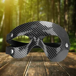 Half Face Sports Face Mask Shatterproof Face Guard Protective Basketball Nose Guard Adjustable for Softball Football Wrestling