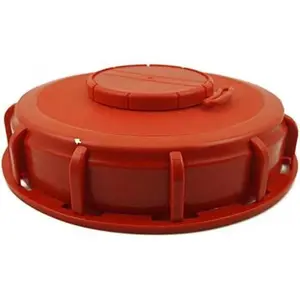 Heavy Duty Universal IBC Water Tank Cap - Vented Schutz Respiratory Lid - Fits Gallon Horizontal Polyethylene Reservoir Tank