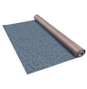 Gray Marine Carpet 6x13 ft - Boat Carpeting Rugs for Indoor/Outdoor Use - Anti-Slip TPR Backing - Easy Clean Marine Carpet Roll