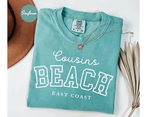 Comfort Colors Cousins Beach T-Shirt TSITP Shirt The Summer I Turned Pretty Tee Team Conrad Team Belly Team Jeremiah East Coast Beach Shirt