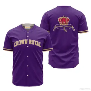Crown Royal Purple Basic Jersey Shirt For Men Dad Friend, Trendy Gift, Aloha Shirt