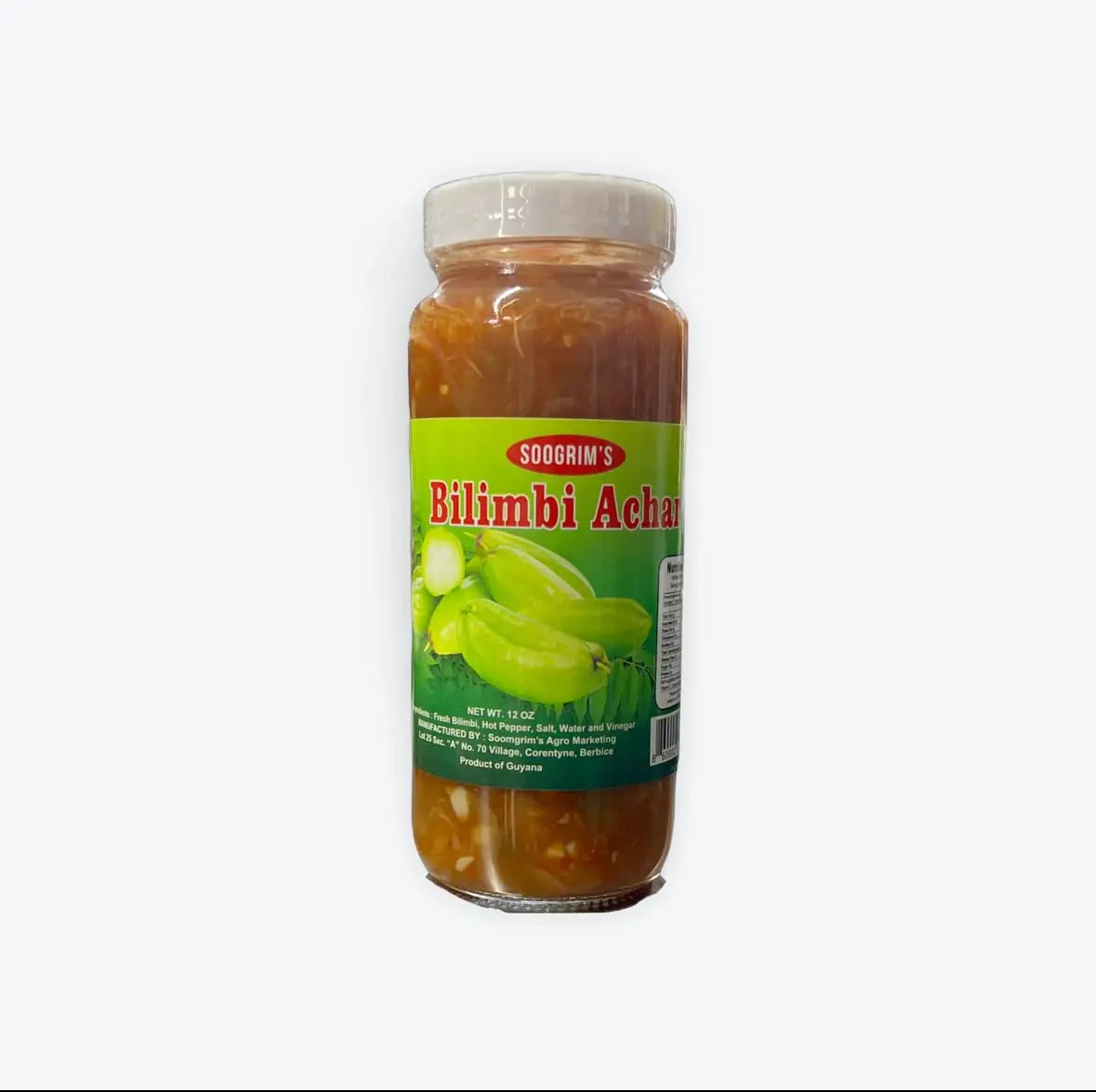Soogrim's Bilimbi Achar - 12 oz