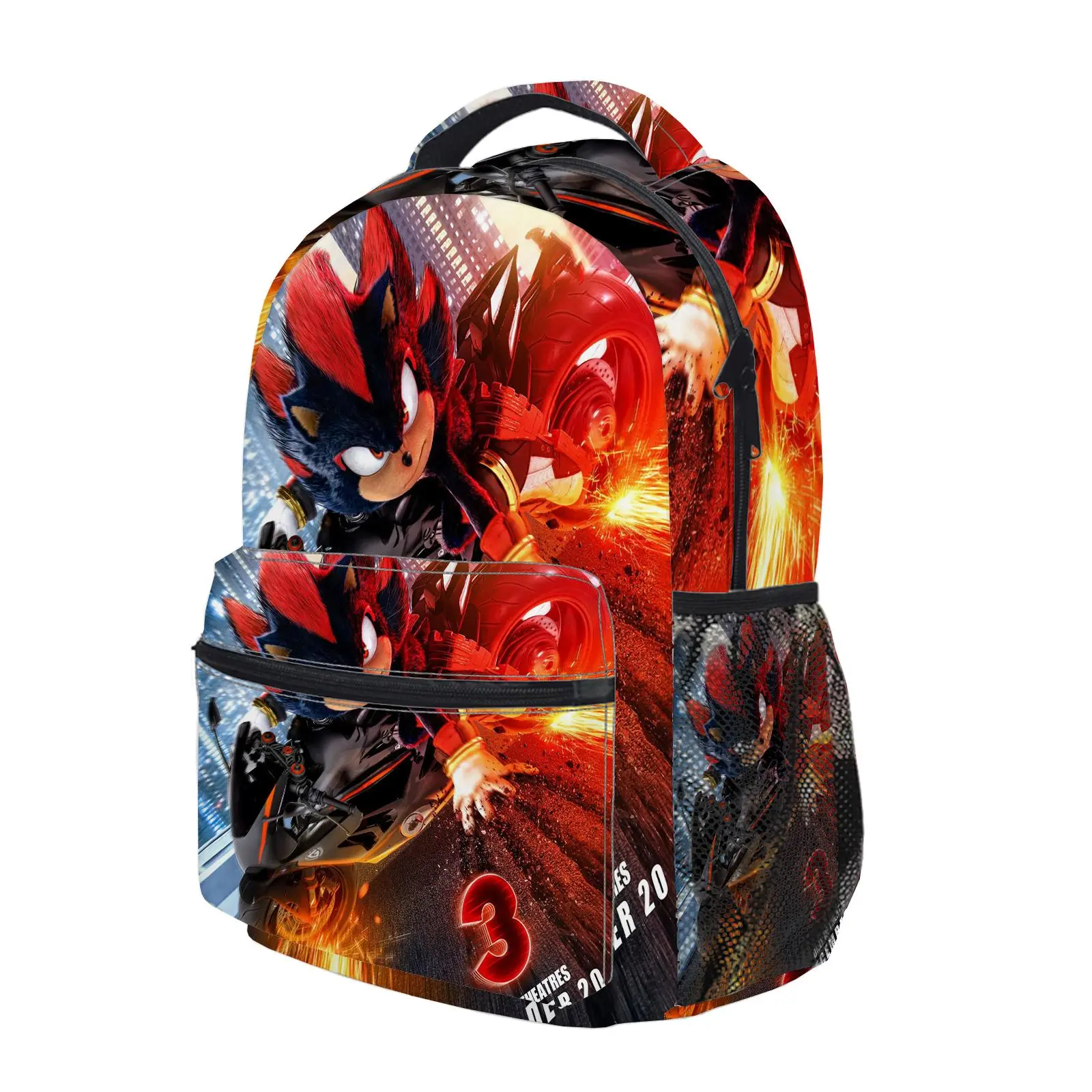 shadow Y2K Fashion School Backpack for Teen Girls, Cute Cartoon Aesthetic Student Bookbag with Padded Shoulder Straps, Large Capacity Casual Daypack and Travel Bag for Kids L-254