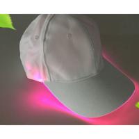 White hat pink light