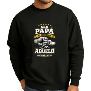 Para Padres y Abuelos Hispanos: Sudadera Long Sleeve que Celebra Ser Papá y Abuelo