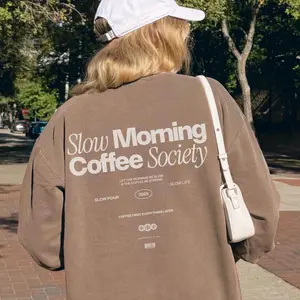 Comfort Colors® Coffee Sweatshirt: Slow Morning Society Crewneck