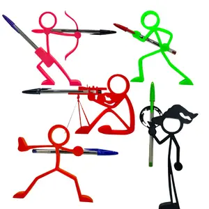 Stickman Pen Holder For Desk-Work Desk-Pen Holder Fight Stance Pen Holder