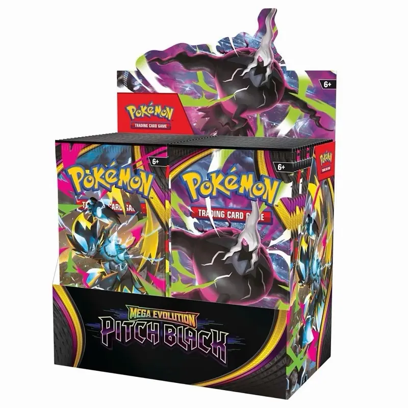 Pitch Black Booster Box  - 36 Booster Packs - Pokemon Mega Evolution TCG Trading Card Collectibles