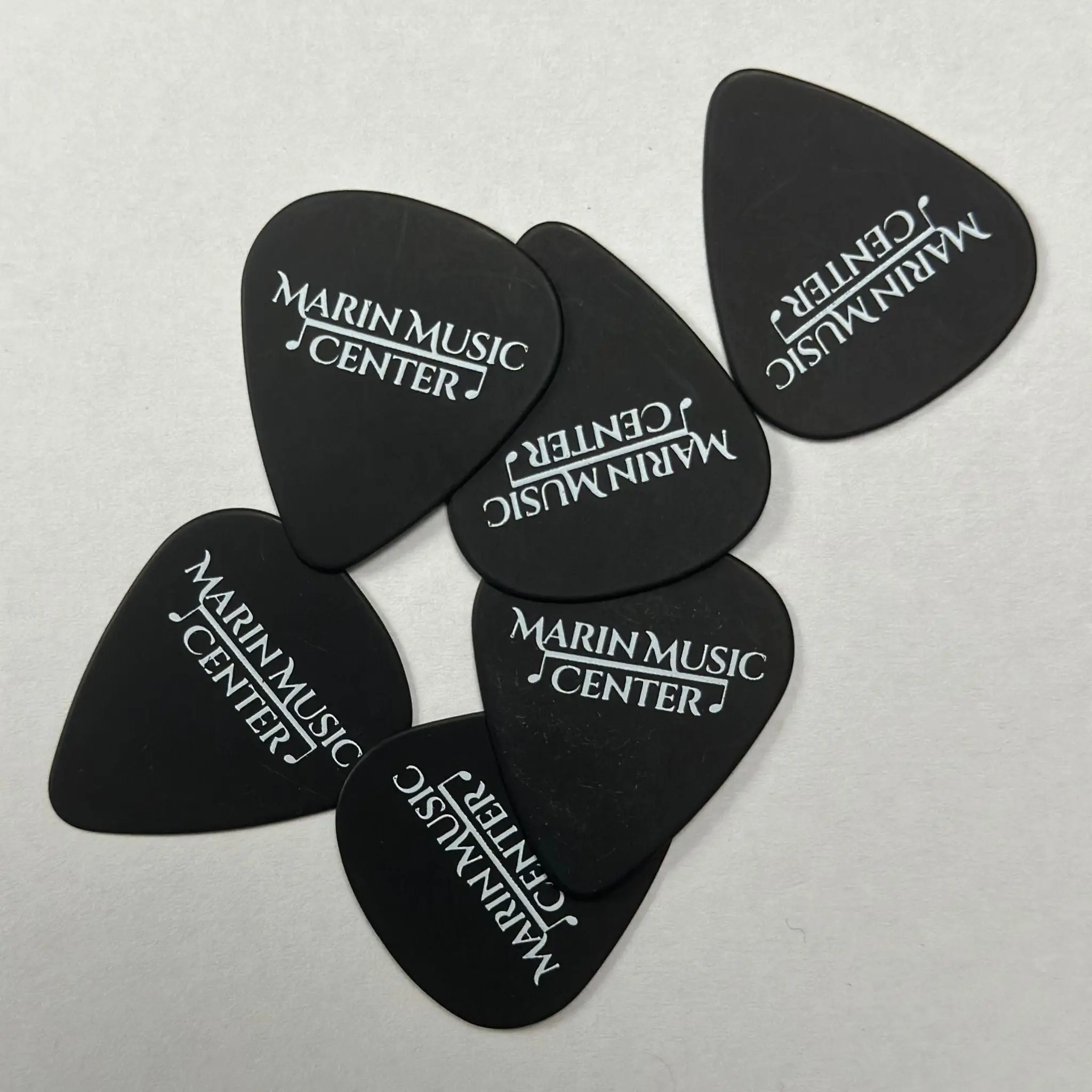 Marin Music Center "Classic Logo" Pick Pack – Black (0.60mm, 6-Pack)