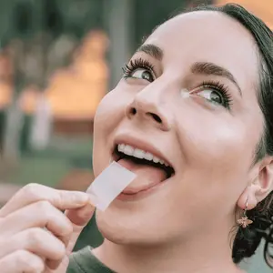 Meltavit Dissolvable Collagen Strips boost skin, hair, nails & well-being. Quick, tasty, & easy just one strip daily. Supplement Edible  Beauty Biotin