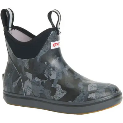 XTRATUF Women's Ankle 6-inch Camouflage Deck Boots