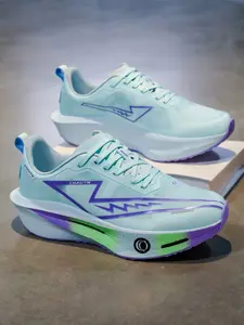 High Elastic Carbon Board Running Shoes, Ultra-Light Breathable Flyknit Sports Shoes, Soft Shock Absorption Marathon Running Shoes, Couples' Edition