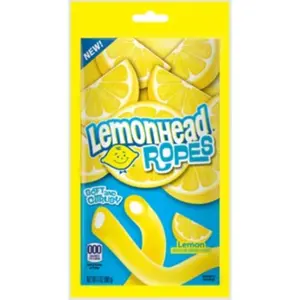 3x Lemonhead Ropes Peg Bag 5oz Lemon