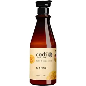 Codi New York Mango Hand & Body Moisturizer Lotion, 750ml (25fl oz) Hydrating Smooth Body Care Formula with Delightful Mango Fragrance for Daily Use