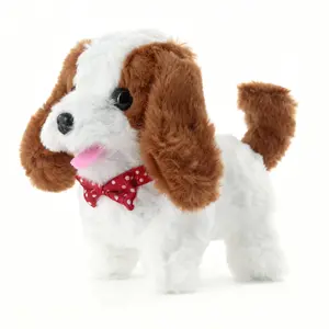 2026 Realistic Robot Dog Toy – Smart Walking Puppy with Barking Sounds & Wagging Tail, Interactive AI Pet for Kids & Adults, Perfect Birthday & Holiday Gift(Batteries not included)