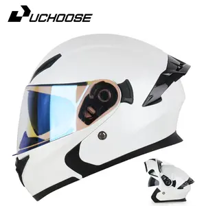 Motorcycle helmet modular helmet with multiple color lenses available for selection, supports installation of Bluetooth earphones, small helmet body suitable for all seasons for men and women