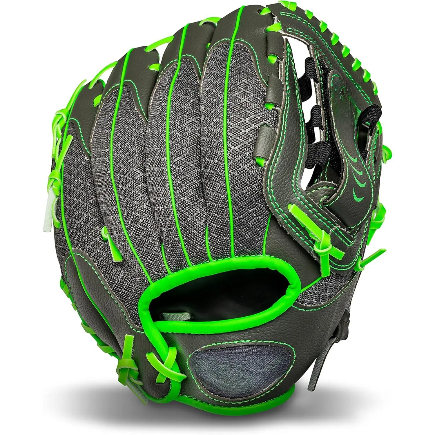 Youth Teeball Gloves - Shok Sorb Kids Baseball + Teeball Mitt - Boys + Girls Fielder Gloves - 10.5" Inch