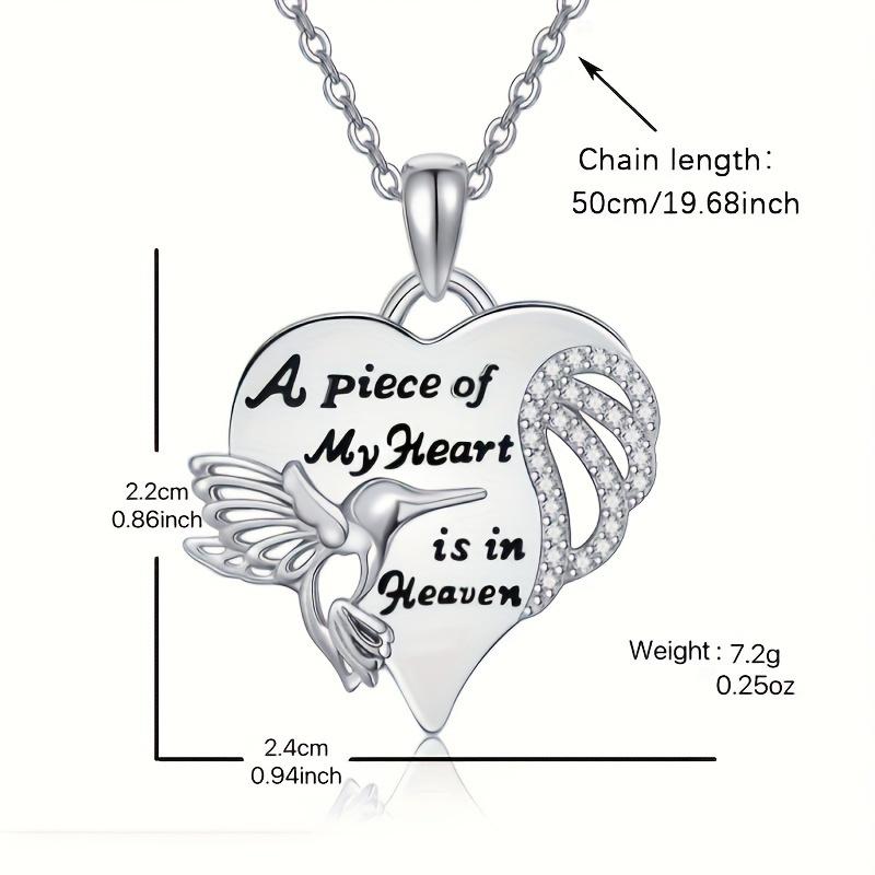 Hummingbird Pendant Necklace – Trendy Personalized Jewelry, Elegant Bird Charm, Thanksgiving Christmas Birthday Gift for Her, Commemorative Keepsake