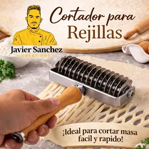 Javier Sanchez Creations Cortador para Rejillas - Ideal for Easy and Quick Dough Cutting - Perfect for Baking Enthusiasts