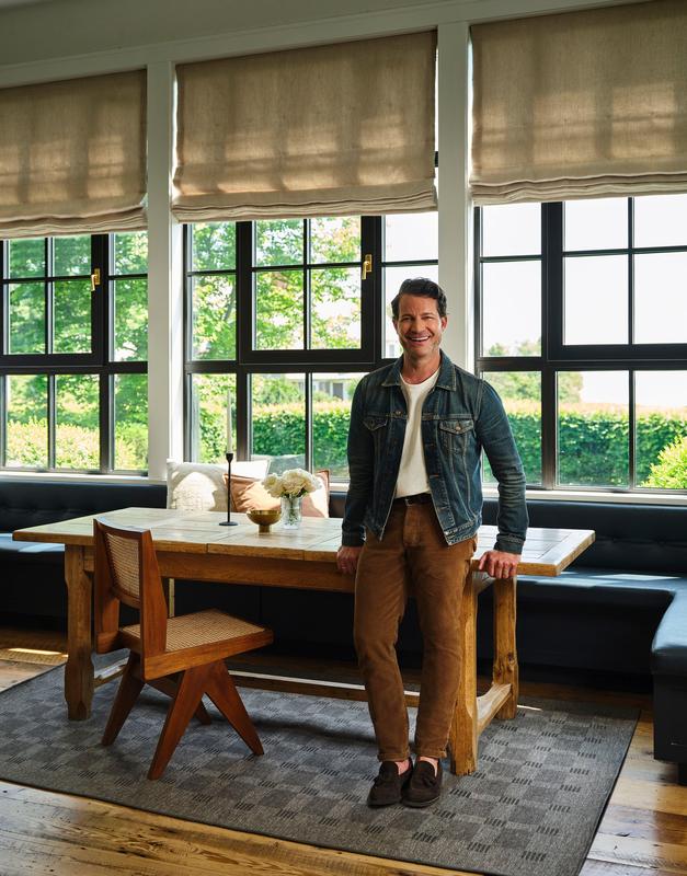 Nate Berkus Walker Modern Checkered Washable Area Rug