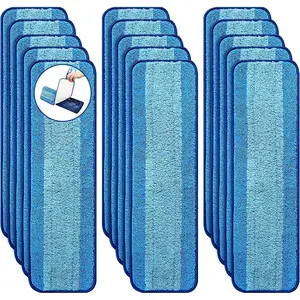15 Pack Microfiber Cleaning Pads for Bona Family of Mops,Washable & Reusable Mop Pads Refill Replacement Safe for Hardwood and Multi-Surfac Floors Have Super-Absorbent