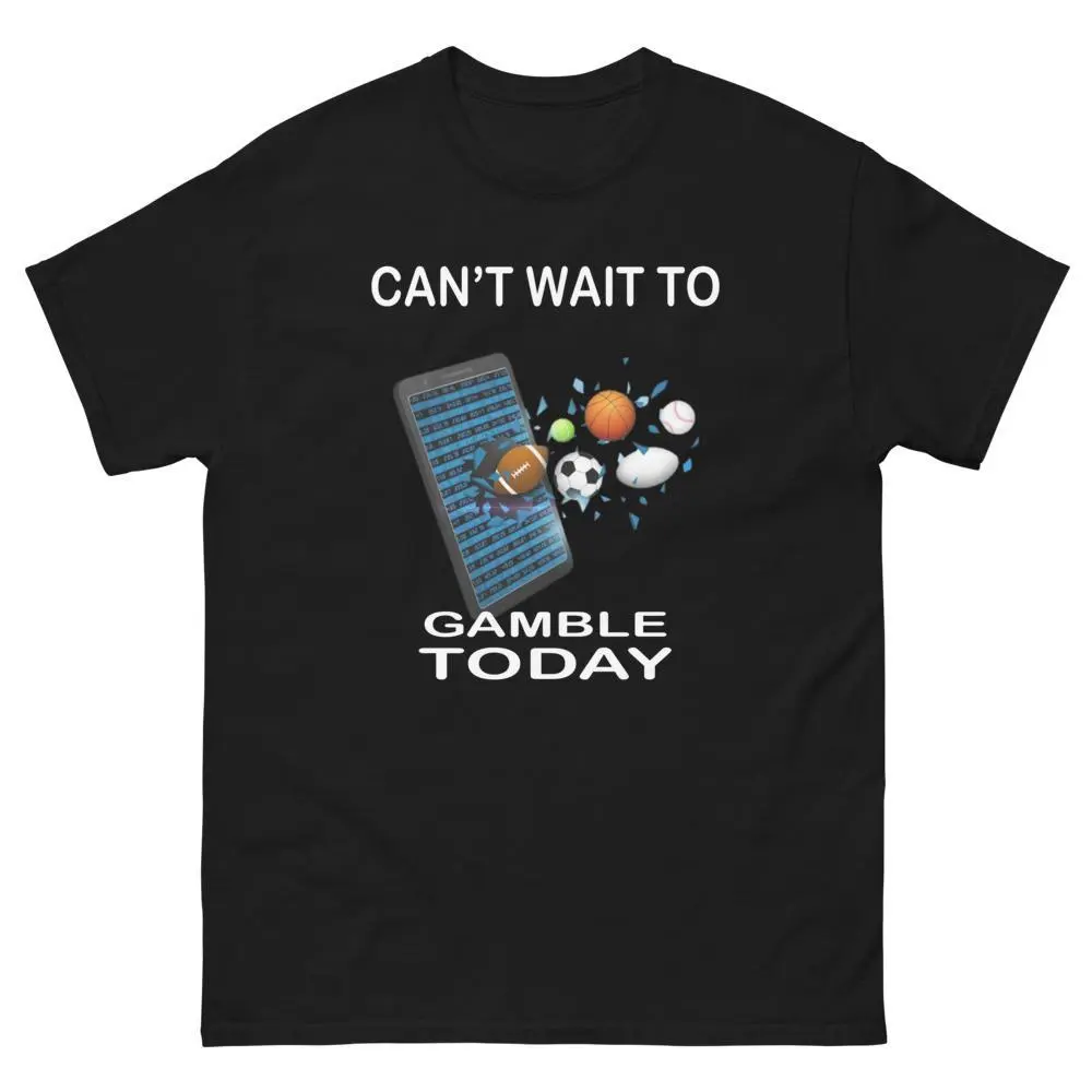 Men's Lucky Game Day Graphic T-Shirt, Casual 100% Cotton Crew Neck Top, Soft Breathable Fabric for Sensitive Skin & All Seasons