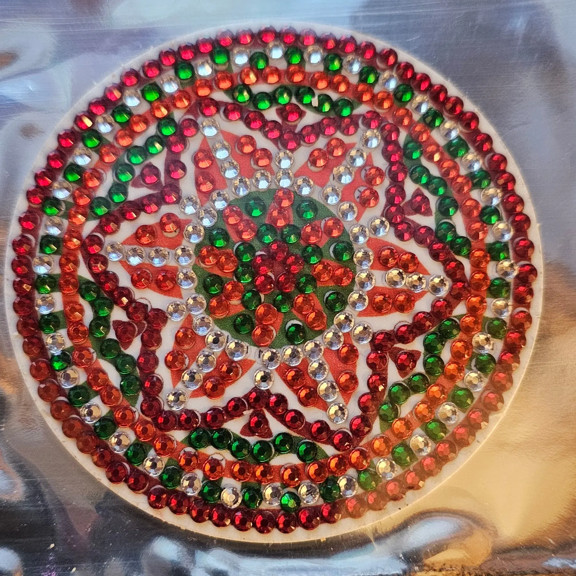 Diamond Art - Mandala Handcrafted Magnet-06