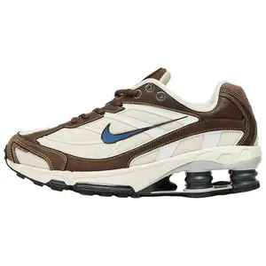 Nike Shox Ride 2 Baroque Brown Low-Top Running Shoes for Men and Women with Soft Comfort, Breathable Support Trending Shoes, House White Official Shoes to Get / Maison Mihara