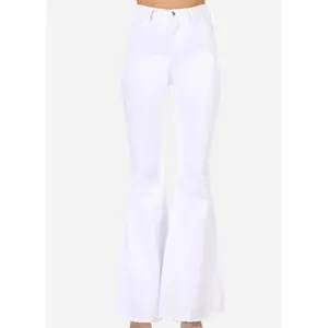 Hammer Collection-White Super Flare Jeans