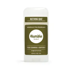 Humble Brands Texas Cedarwood & Grapefruit Deodorant, Always Aluminum Free, 2.5oz