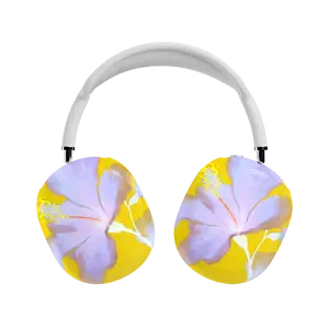 Casely AirPods Max Case | Snap-On Hard Shell Covers | Hibiscus Haze | Painted Floral