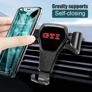 Car Phone Holder Air Outlet Clip For VW Atlas Jetta Touareg Variant Golf Polo GTI Taos Nivus Passat Tiguan Arteon Taigo Caddy Sharan Beetle CC Amarok Transporter Caravelle Crafter Touran Scirocco Virtus
