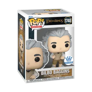 Funko Pop! The Lord of the Rings - Bilbo Baggins (Common) #1748 Exclusive (Sticker may vary) Collectible Pop Vinyl Figure