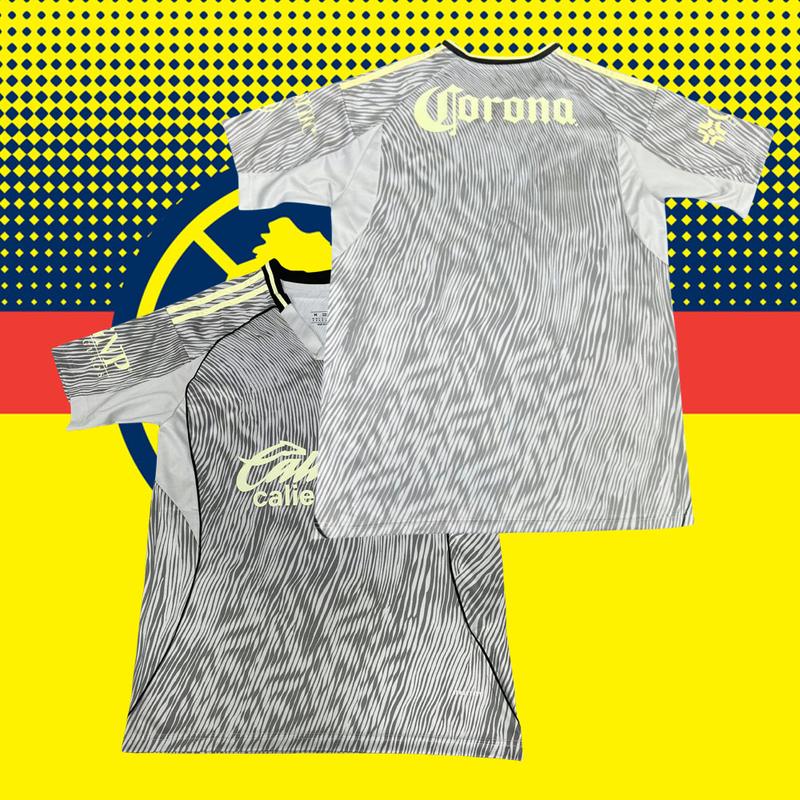 25 26 Mexico LIGA MX Club America 3rd Away Soccer Jersey Fans Version Short Sleeve Jersey Quick Dry Football Jersey