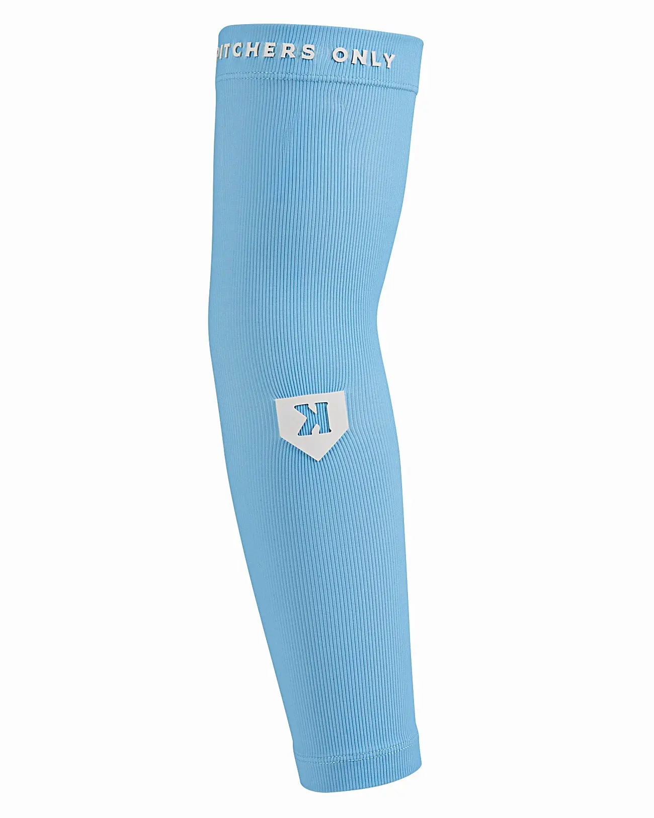 Baseball Pitcher Arm Sleeve, Pitchers Only Sky Blue, Graduated Compression, Moisture-Wicking Fit